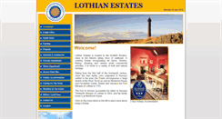 Desktop Screenshot of lothianestates.co.uk