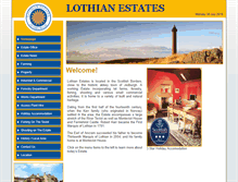 Tablet Screenshot of lothianestates.co.uk
